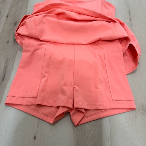 NWT PINK Victoria's Secret Sport Athletic Dress Shorts Medium Coral Razorback - Picture 7 of 14